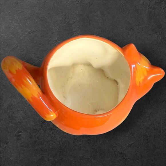 Vintage Coffee-Mate Orange Cat Mug 1990s Nestlé Carnation Advertising Ceramic - Picture 8 of 9